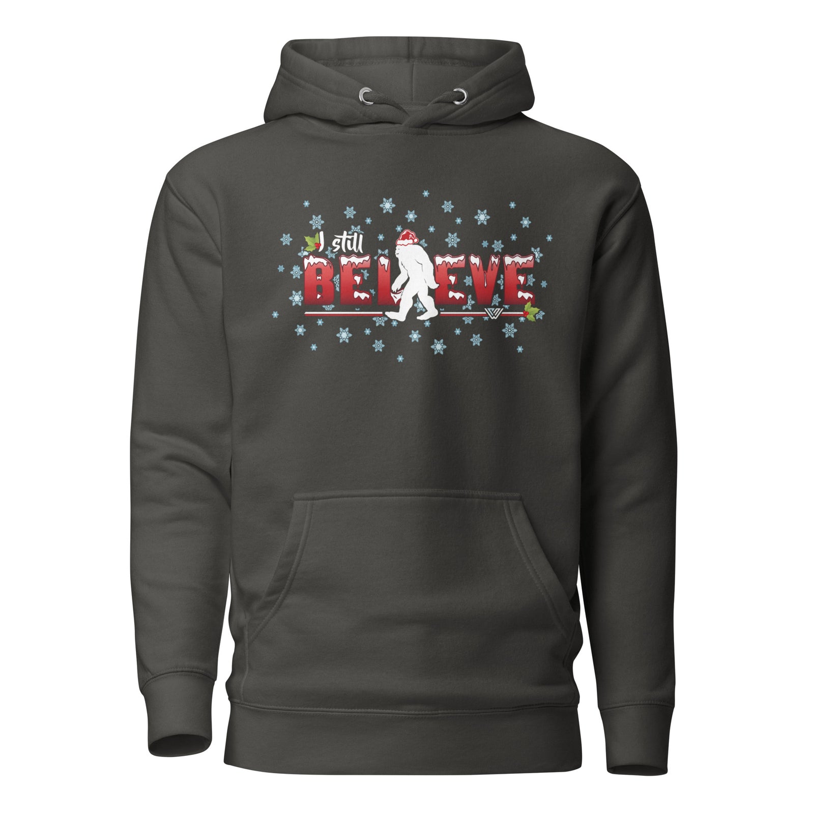 I Still Believe Bigfoot Pullover Hoodie - Vintage Black
