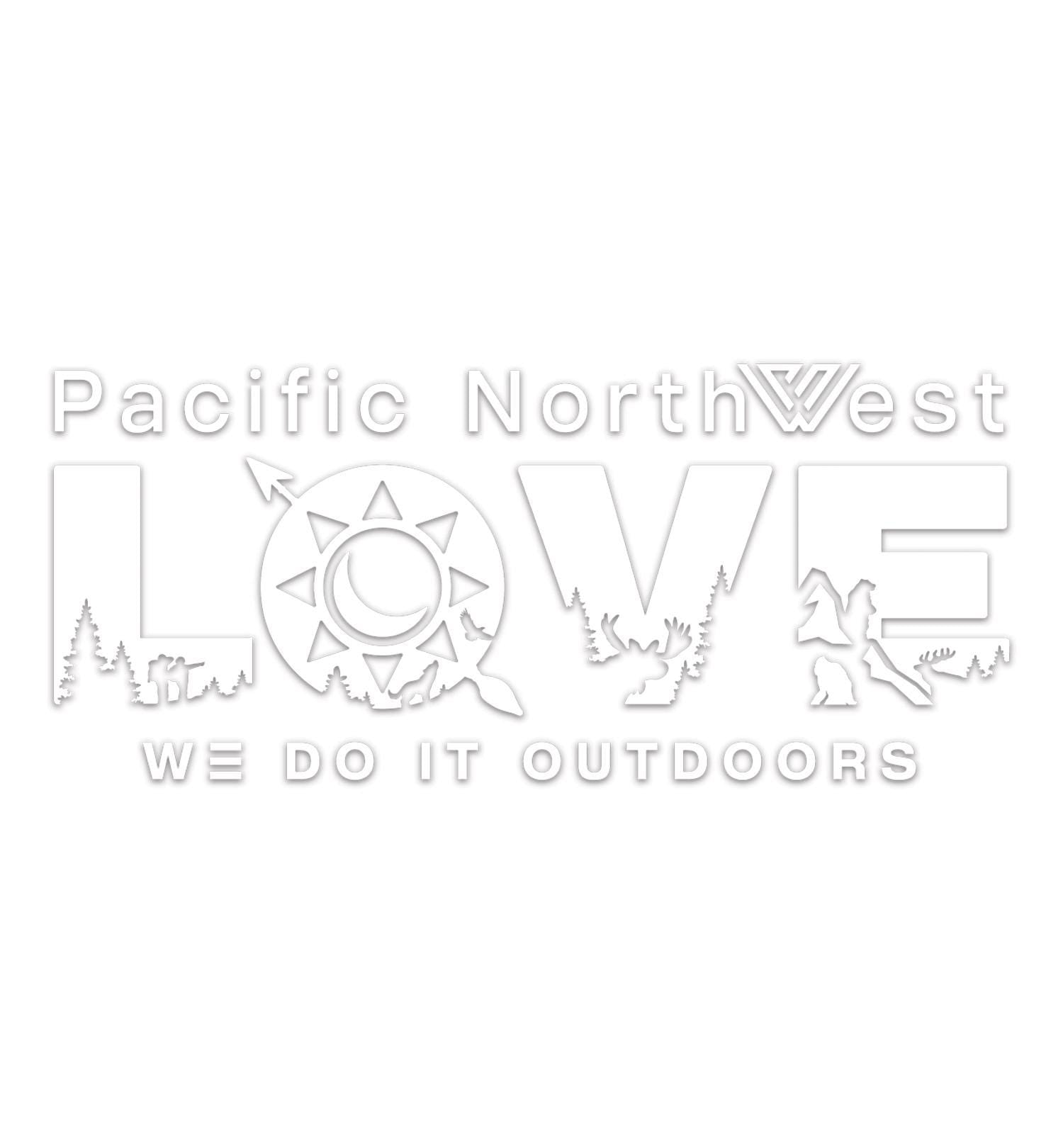 Pacific Northwest LOVE 10" Decal