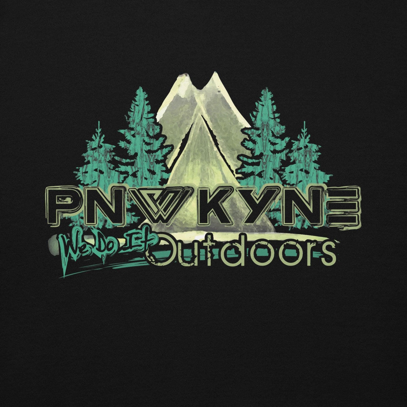 Artsy Outdoors Pullover Hoodie - Closeup