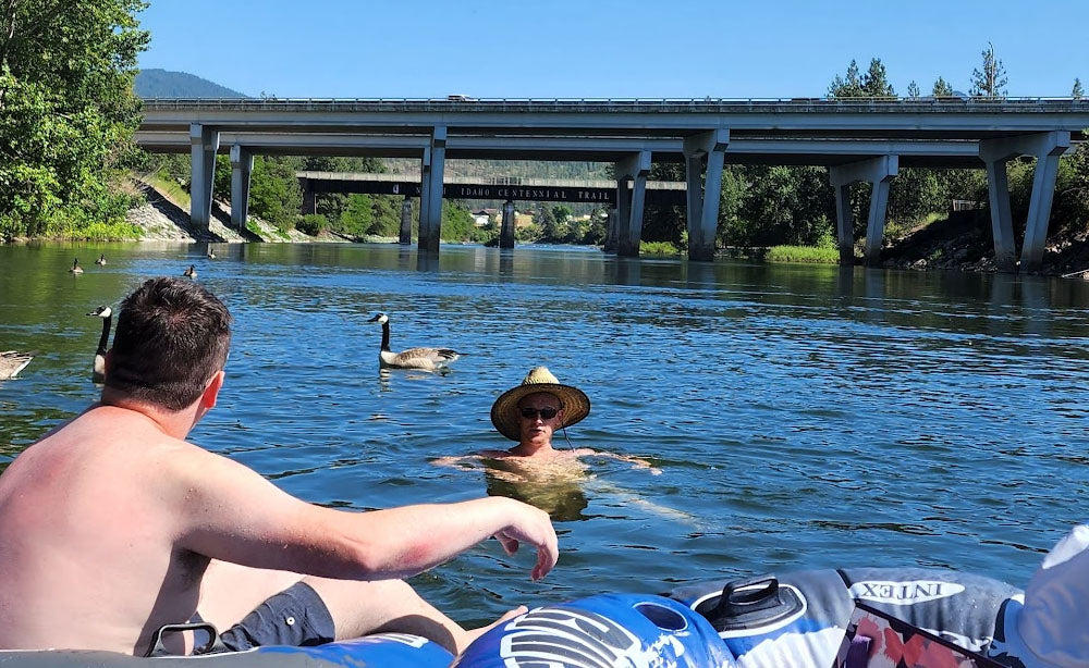 Kayaking in the PNW at Hayden Lake