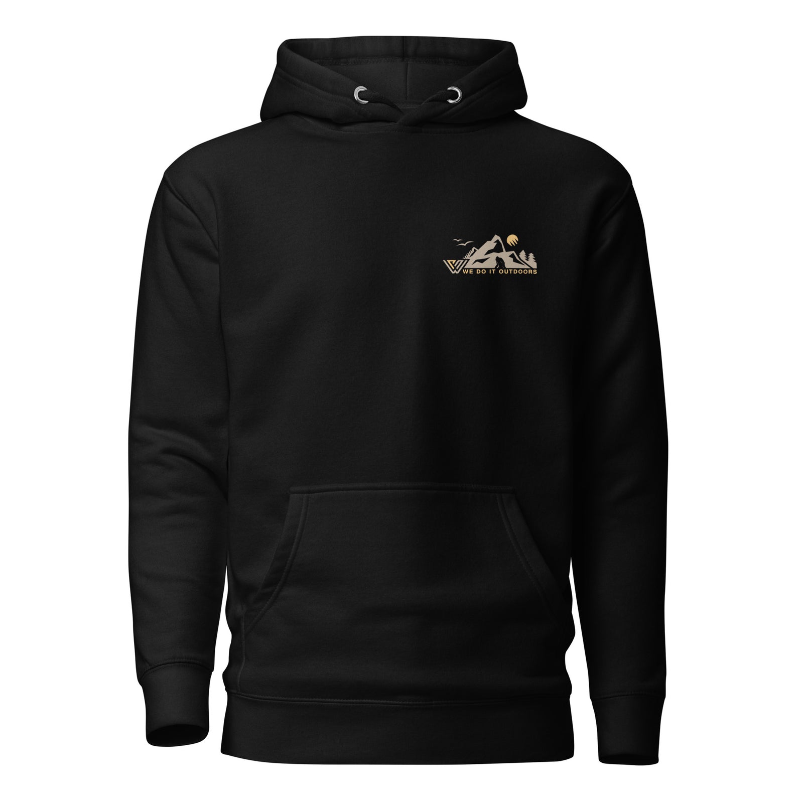 Around the PNW Pullover Hoodie - Black - Front
