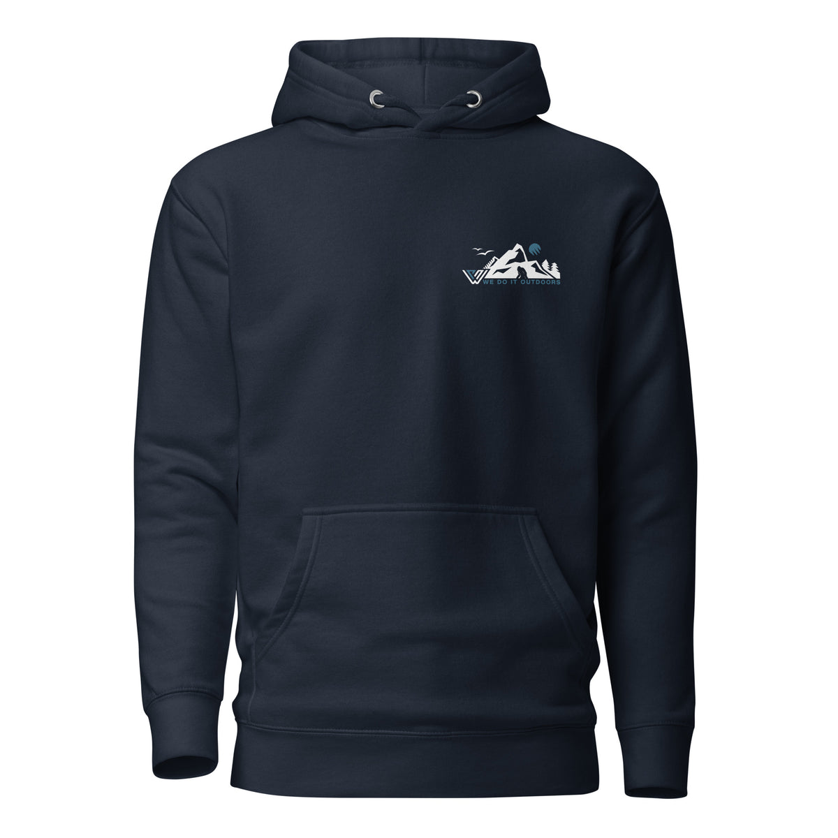 Around the PNW Pullover Hoodie - Navy - Front