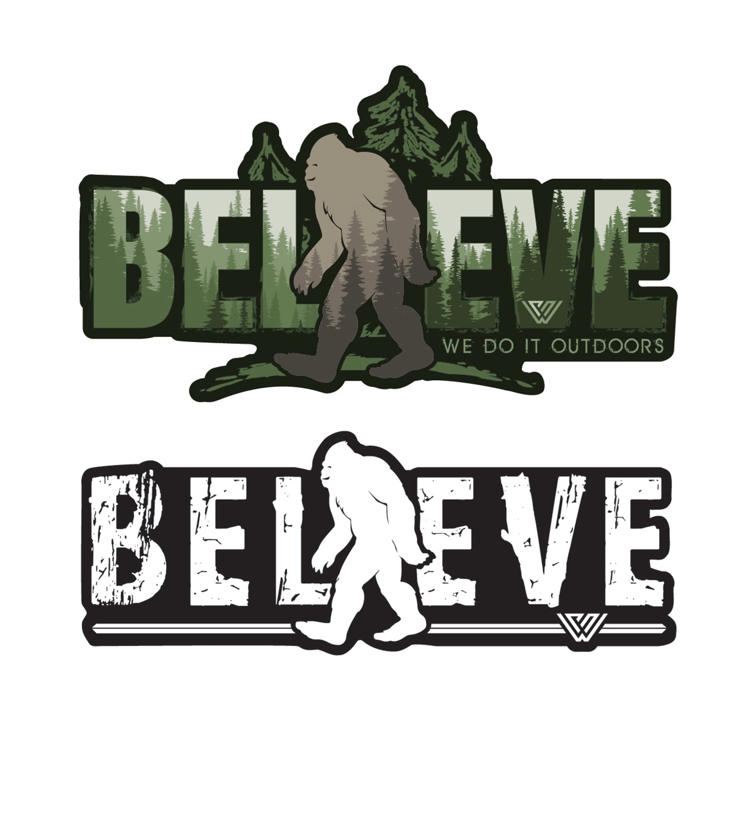 Bigfoot Believe Sticker Sheet