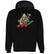Bigfoot Sweatshirt - Hooked on Holidays - Pullover Hoodie - Front - Black FotL