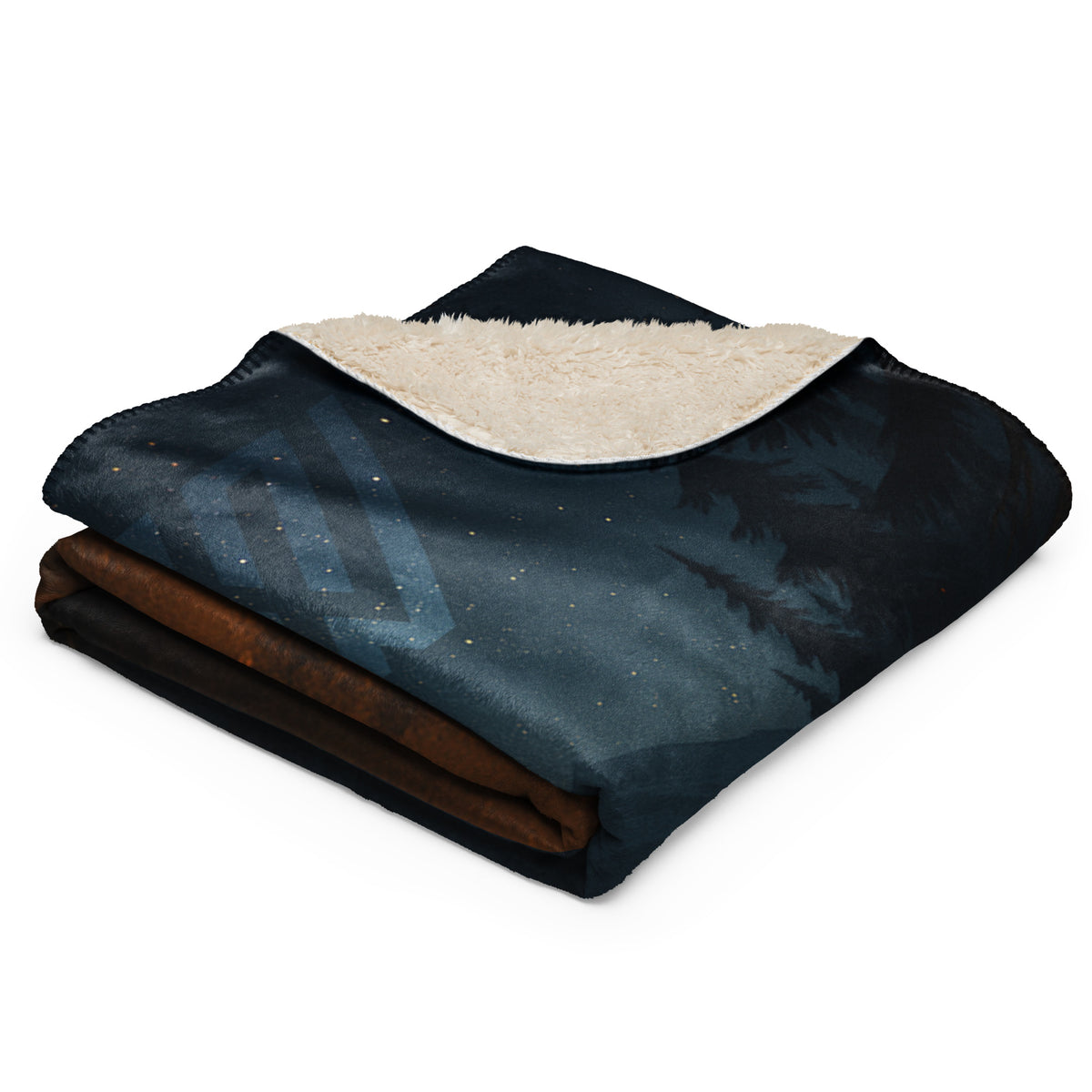 Campfire Encounter Sherpa Blanket