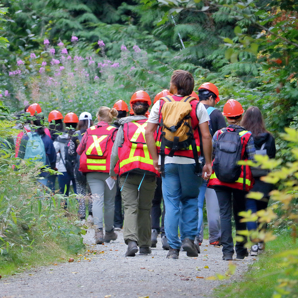 Environmentalist Group in woods