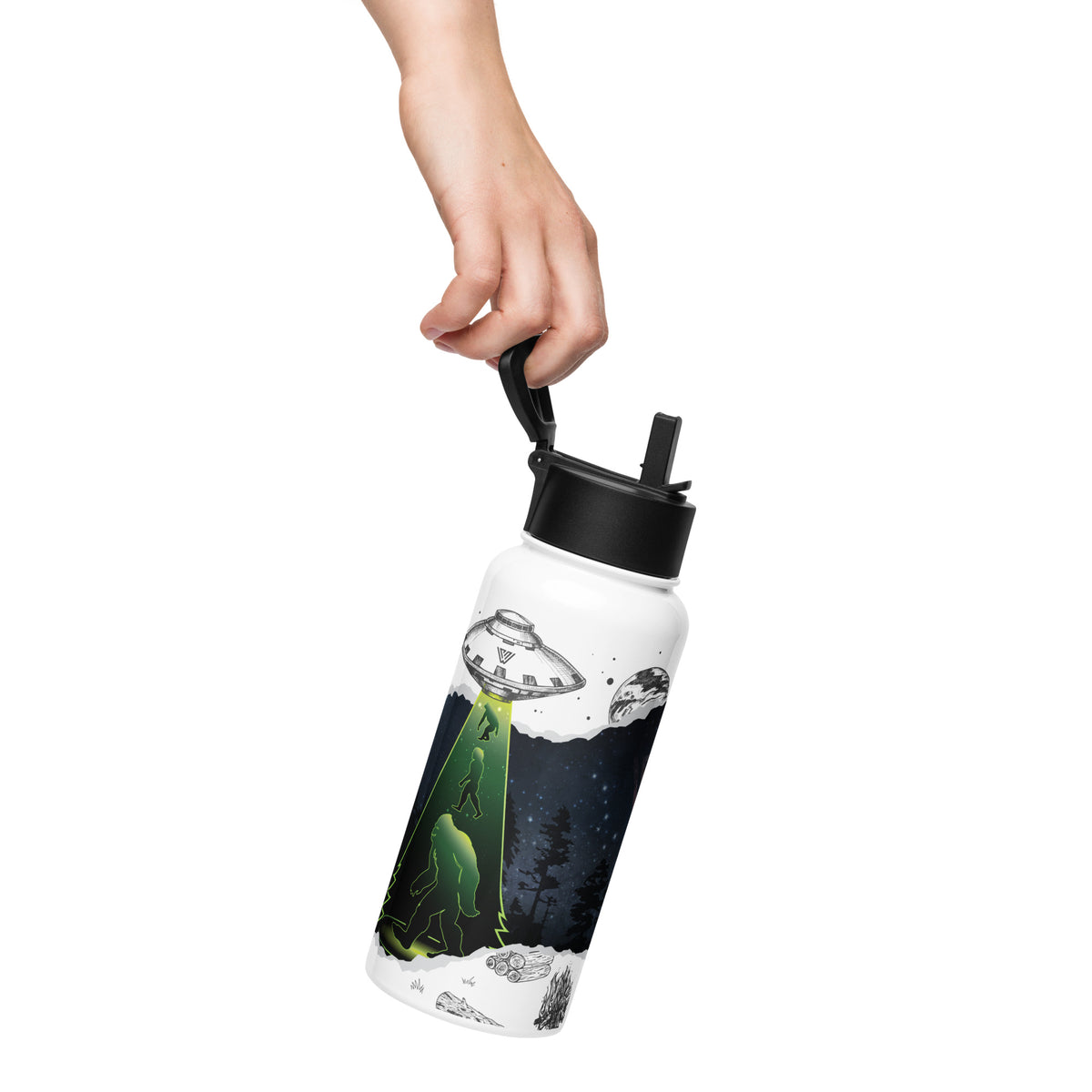 Evolution 32oz Water Bottle - Hand Held