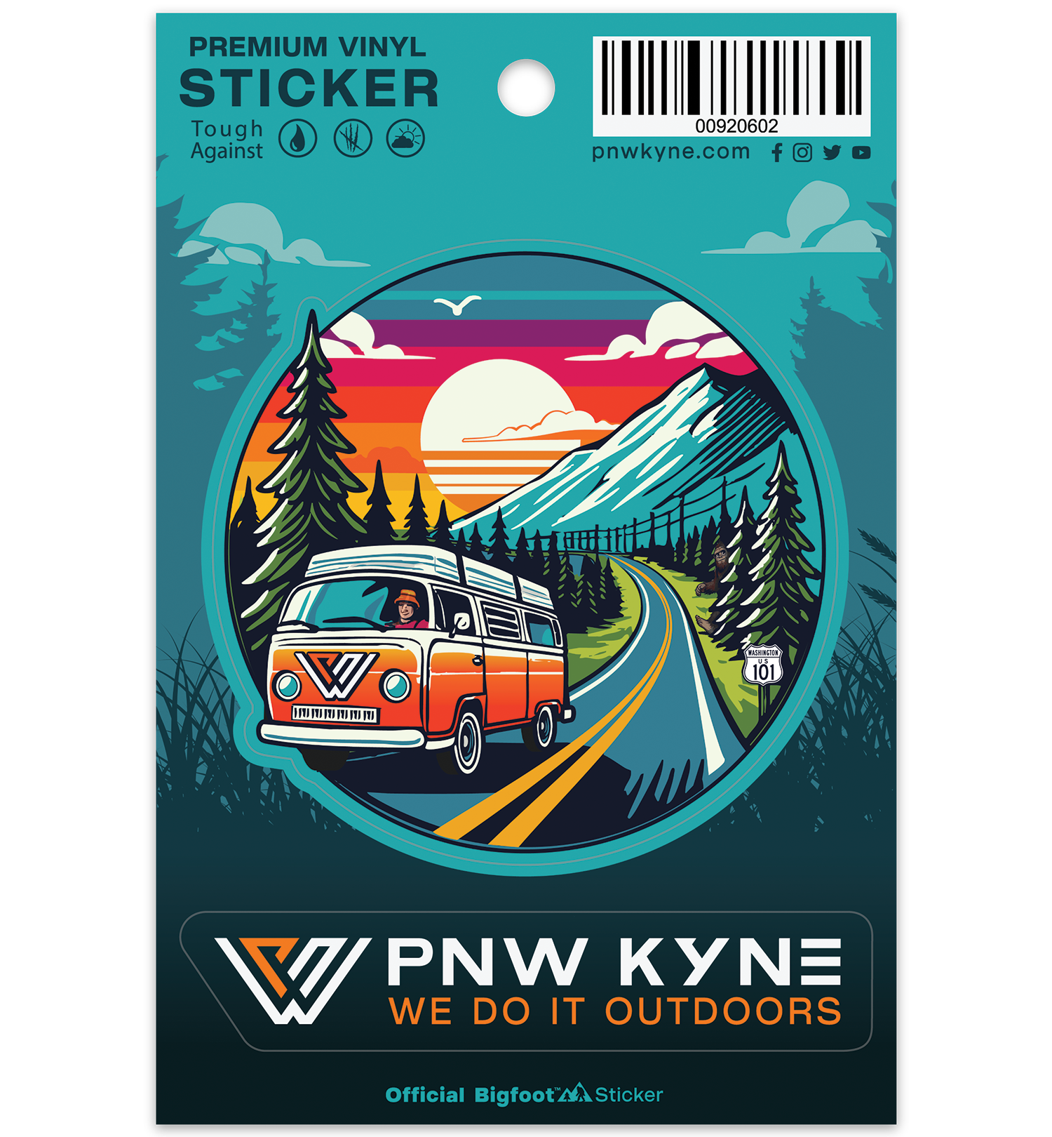 PNW Highway Sticker Sheet