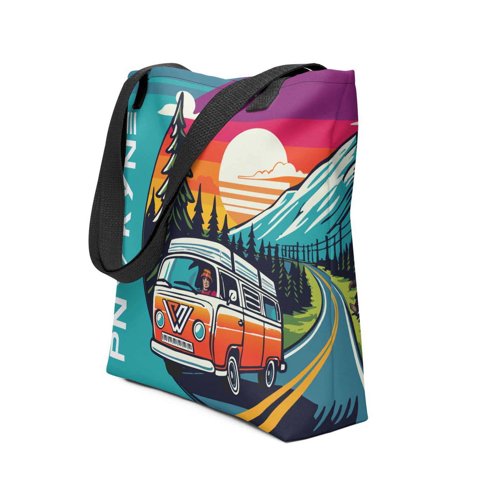 PNW Highway Tote Bag- Side