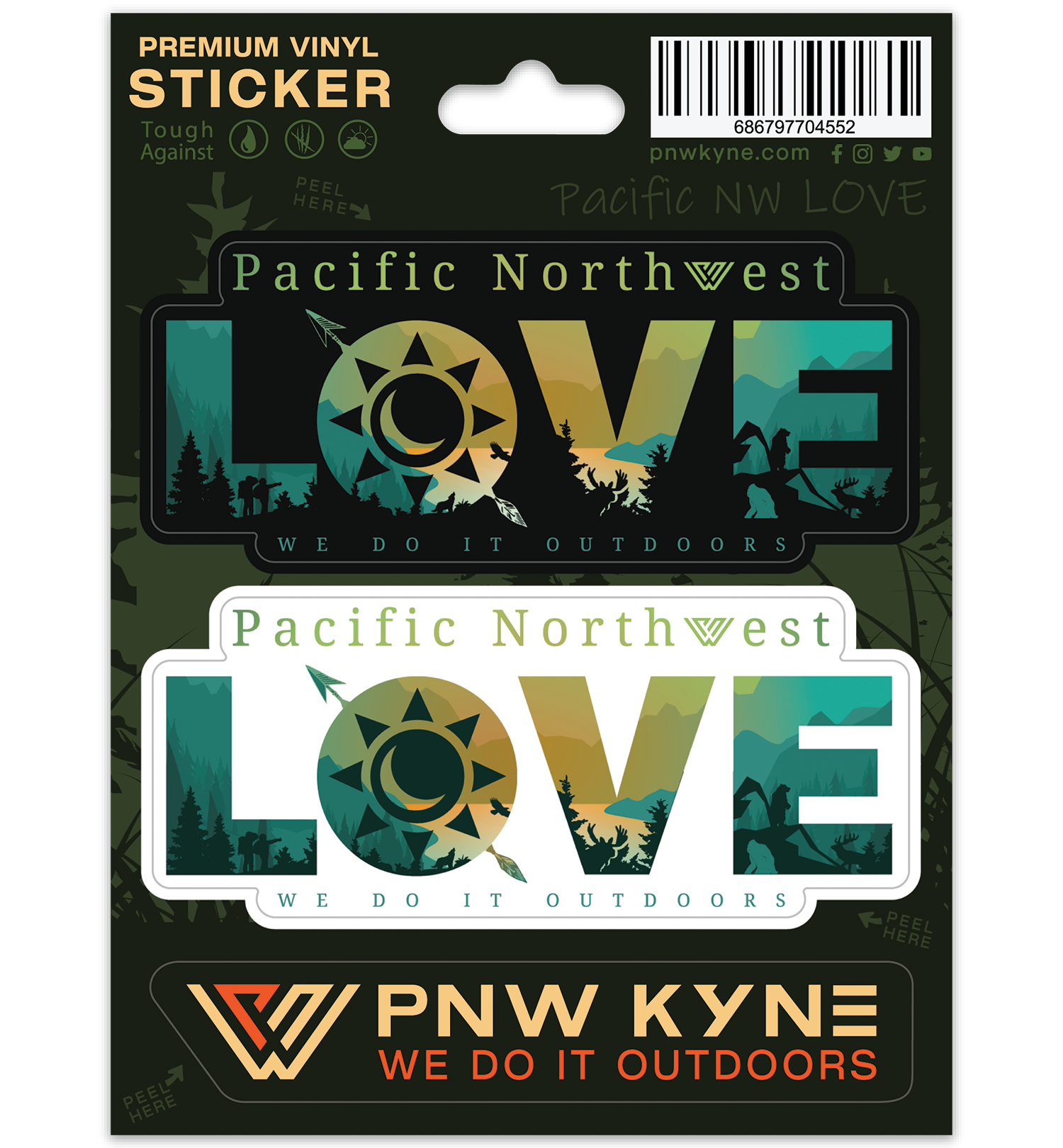 PNW LOVE Sticker Sheet