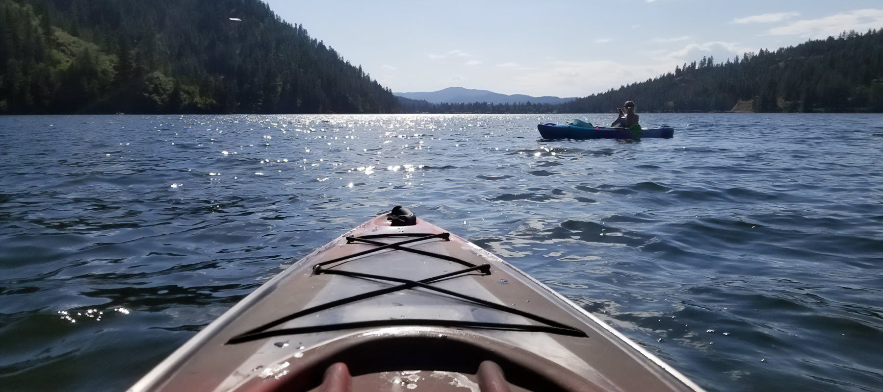 Kayaking in the PNW at Hayden Lake