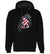 Patriotic Bigfoot Pullover Hoodie Sweatshirt - Black