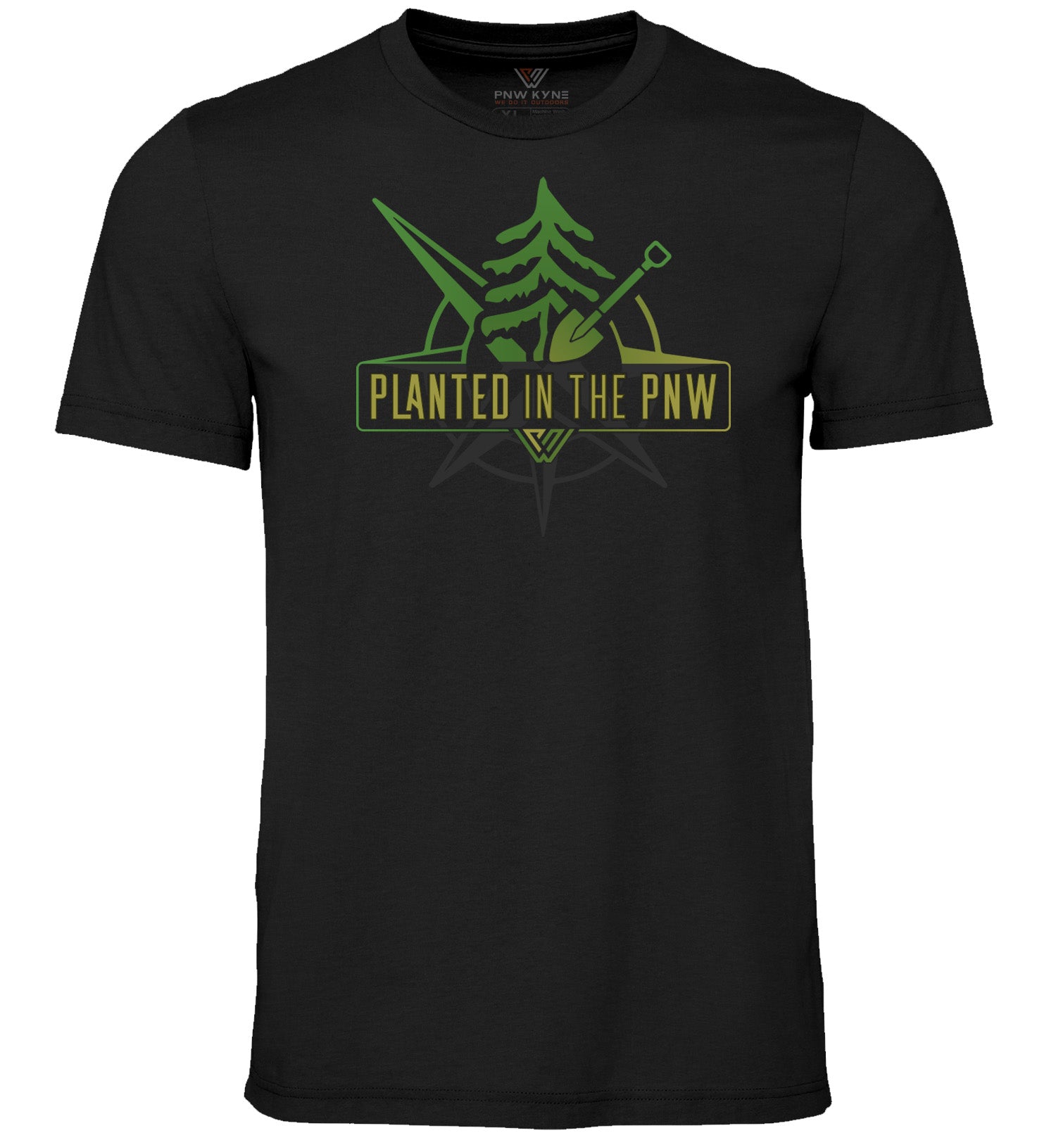 Planted in the PNW Short Sleeve Shirt - Dark Grey Heather