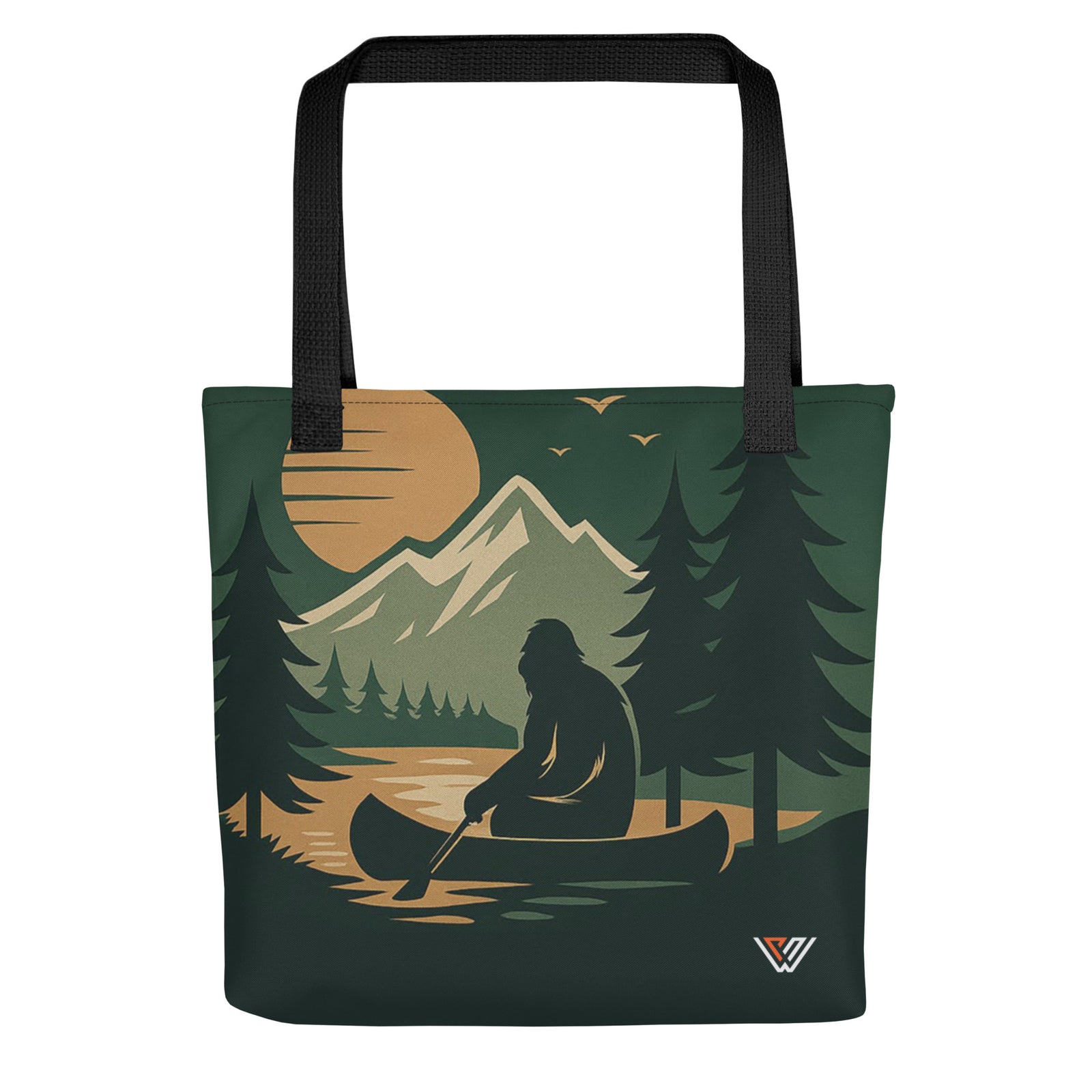 Sasquatch Drift Tote Bag - Back