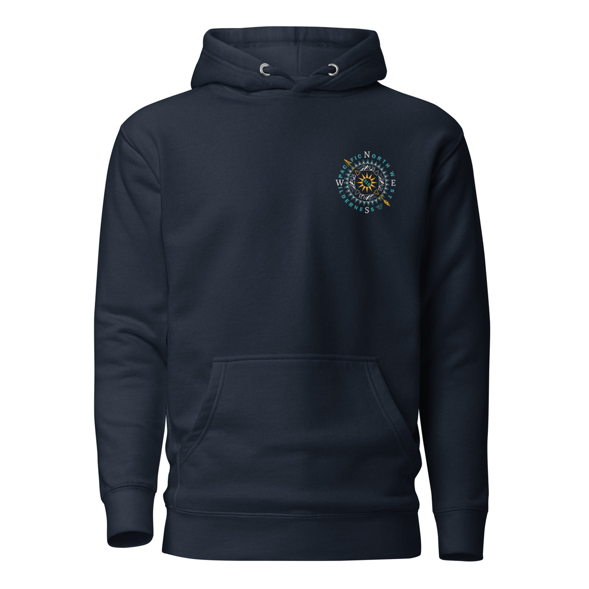 Sun n Peaks Compass Pullover Hoodie - Navy - Front