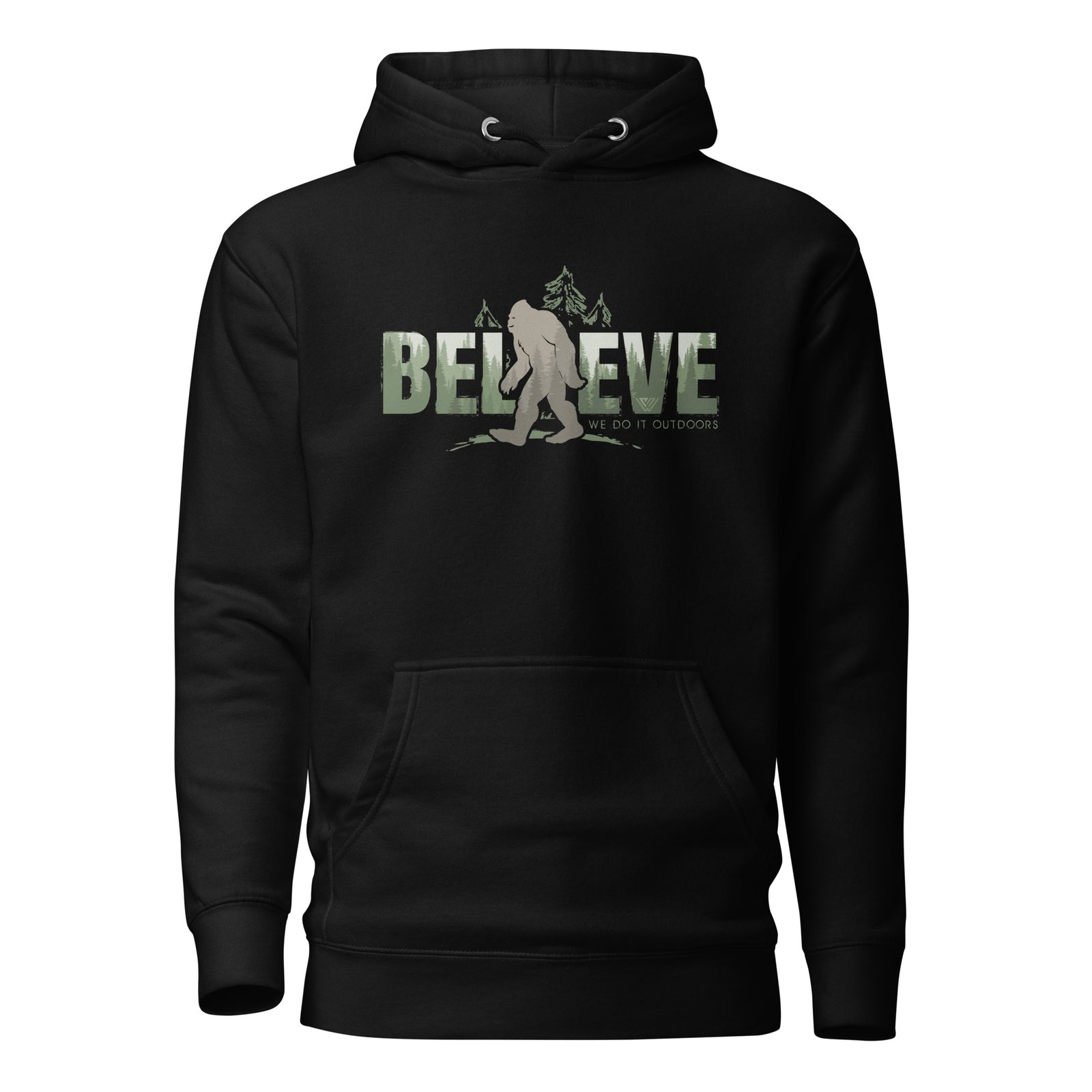 WoodZ Bigfoot Believe Pullover Hoodie - Front