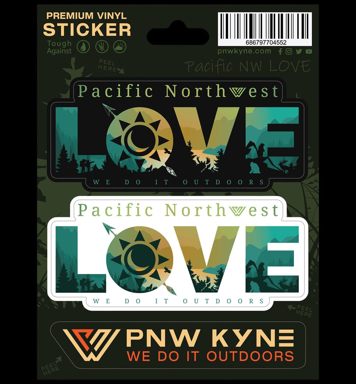 PNW LOVE Sticker Sheet