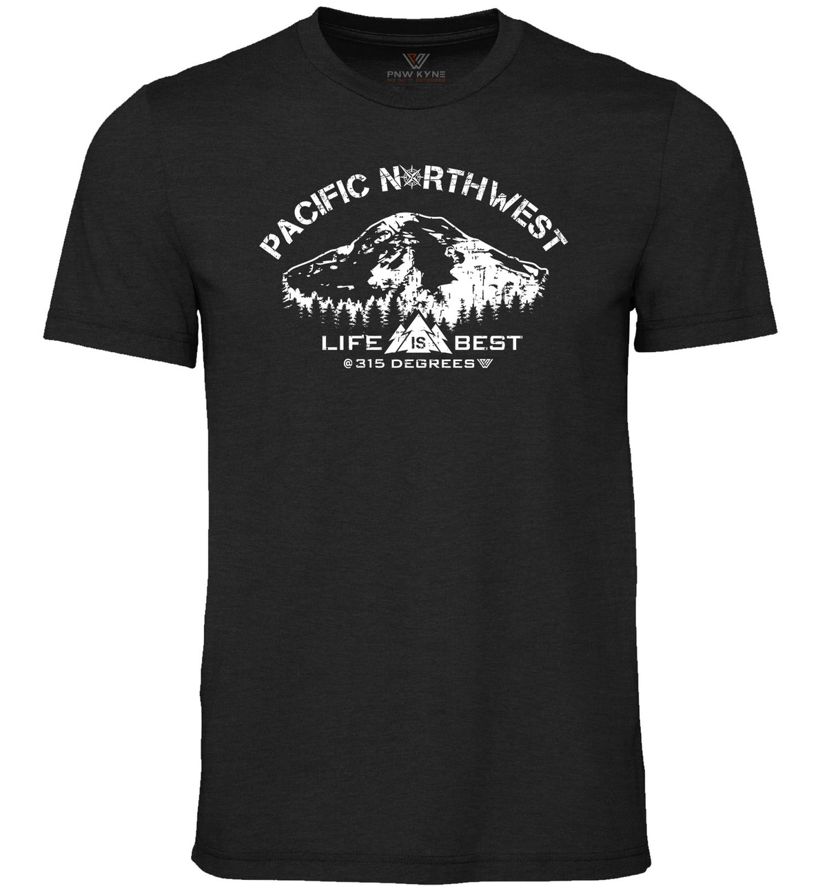 315 Rainier Short Sleeve PNW Shirt - Dark Grey Heather