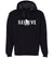 Bigfoot Believe Pullover Hoodie Sweatshirt - Black