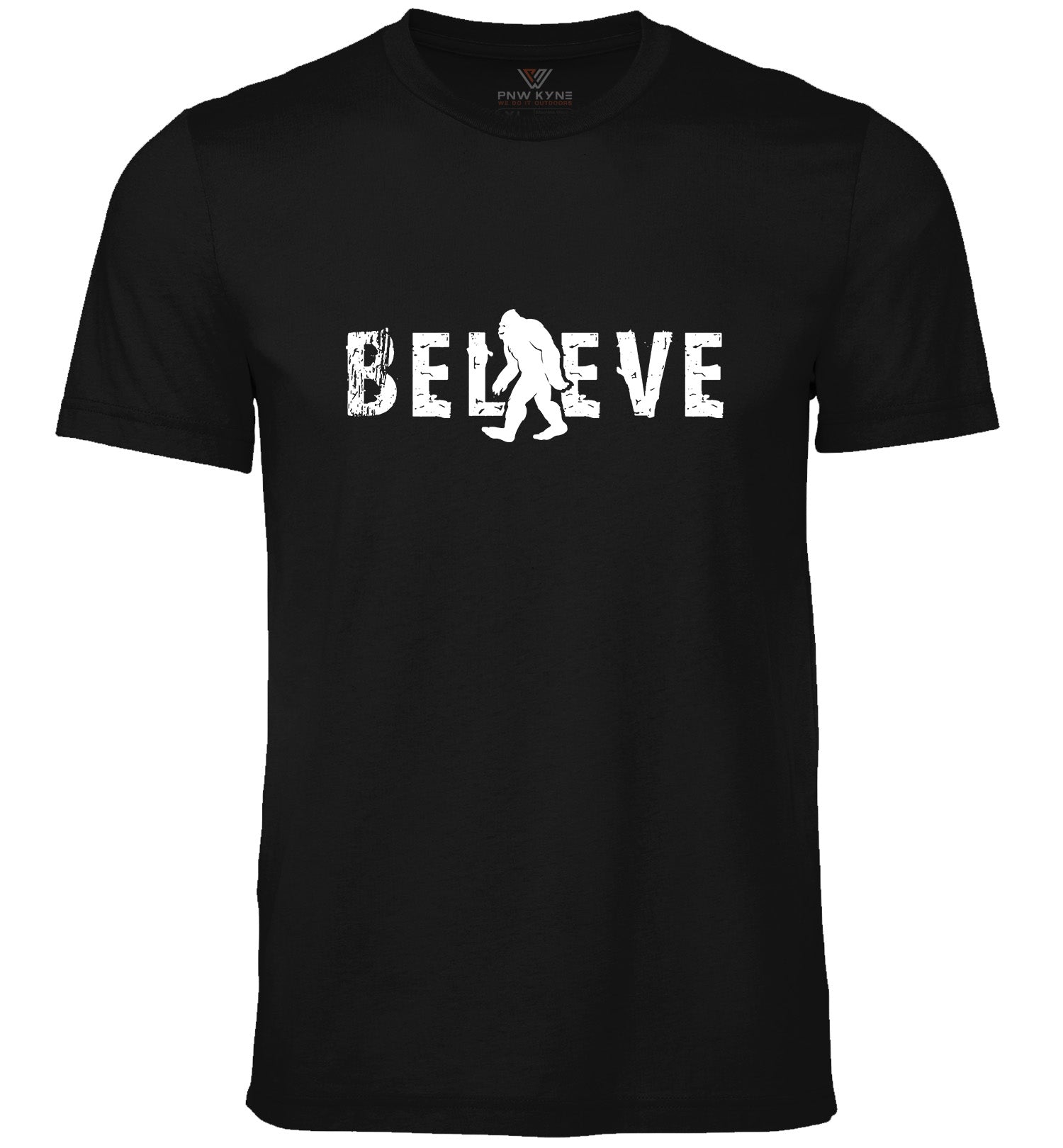 Bigfoot Believe Short Sleeve Shirt - Black