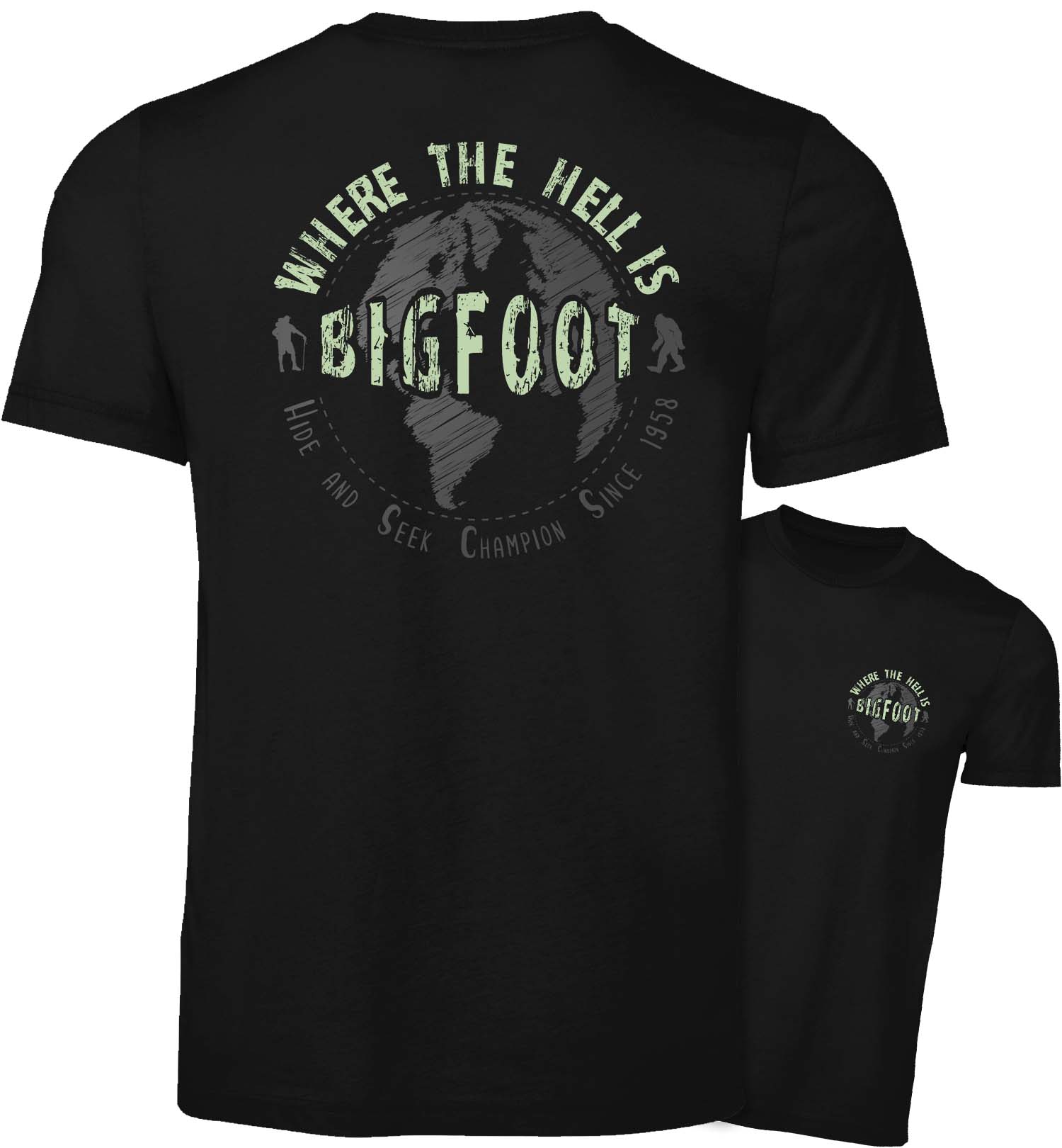 Bigfoot hide and seek shirt online