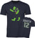 12th Man Football Squatch Short Sleeve Shirt - Combined - Navy