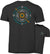 PNW Sun Peaks Compass Short Sleeve Shirt - Combined - Dark Grey Heather