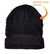 PNW Beanie - Bigfoot Believe - Cuff Sherpa Lined - Front - Black