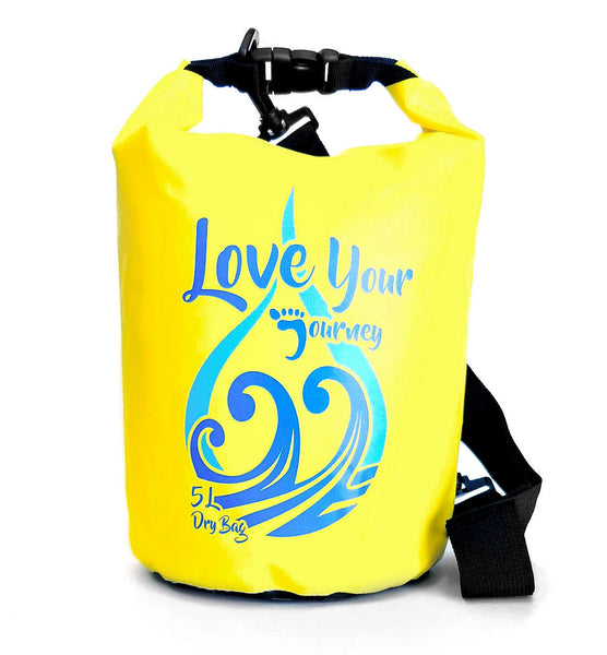 PNW Elements - 5L Bag - Dry Bag - Yellow - Front - PNW Journey