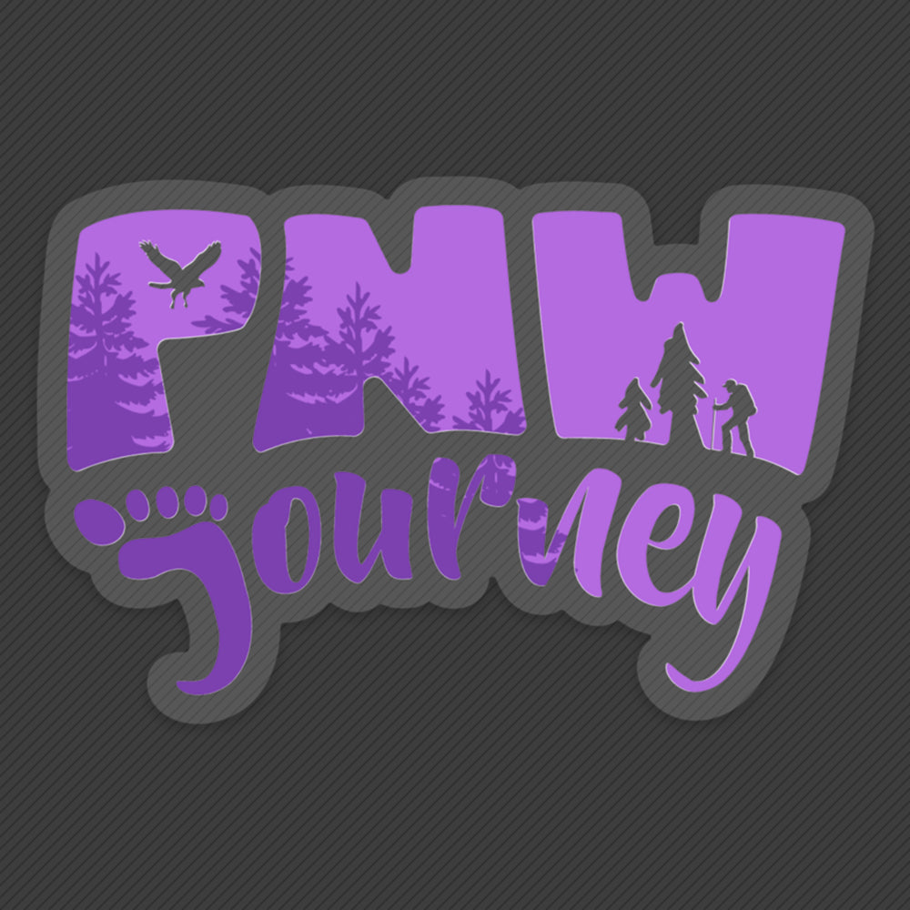 PNW Sticker - Forest Logo - Purple