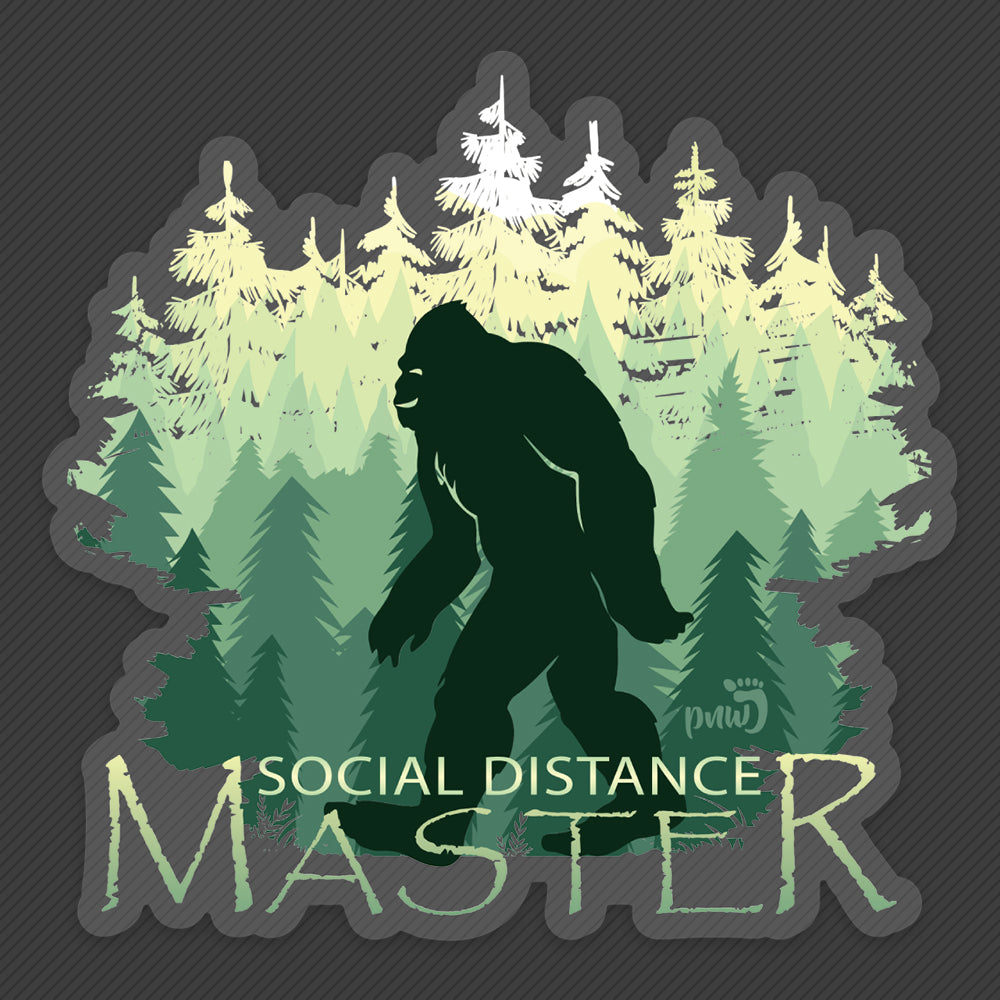 PNW Journey - Sticker - Social Distance Master